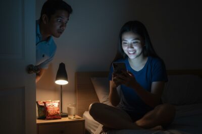 Gabi-gabi hawak ng asawa ko ang telepono niya, tumatawa sa group chat, puro tungkol lang sa…/hi