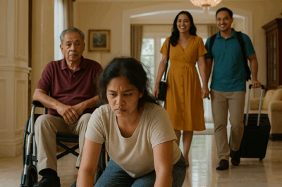 “Umalis ang Pamilya ng Asawa Papuntang Europa — Iniwan ang Asawa Upang Alagaan ang Halos Paralisadong Ama; Ngunit Sa Gabing ‘Yon, Tumayo ang Ama at Isang Salita ang Bumulaga sa Asawa at Nagbago ng Lahat…”/th