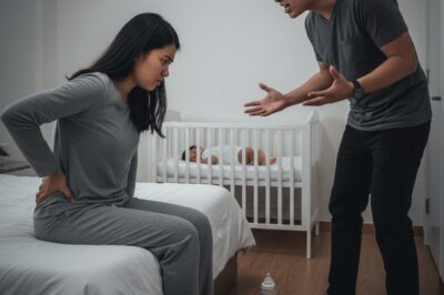 Nagreklamo ang asawa ng pananakit ng likod pagkatapos manganak, pinaghihinalaan ng asawa – pagkatapos ay nagulat siya nang tingnan niya ang camera