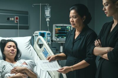 KAKAPANGANAK KO LANG NANG BIGLA AKONG PINAPIRMAHAN NG BIENAN KO AT NG KABIT NG ASAWA KO NG PAPEL NG DIVORCE — AKALA NILA WALA AKONG HALAGA, HINDI NILA ALAM NA AKO ANG TAGAPAGMANA NG IMPERYO NG AMA KO./hi