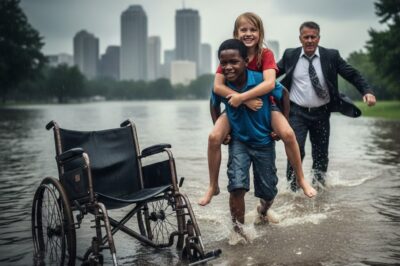 Ang anak na may kapansanan ng isang milyonaryo ay naipit sa putik — at isang mahirap na batang lalaki ang gumawa ng bagay na walang ibang makakaisip gawin/th