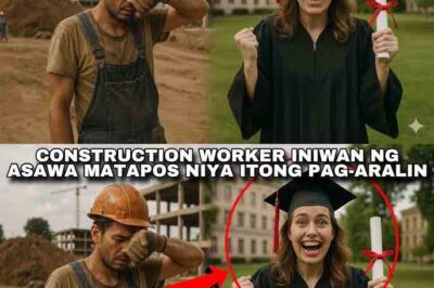 Matapos pag-aralin ay iniwan lamang ng babae ang kanyang asawa dahil isa lamang itong construction worker