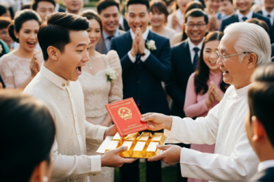 Pansamantalang kumuha ako ng isang taong nangongolekta ng basura malapit sa bahay bilang amang tagapangalaga sa kasal, at hindi ko inakala na bibigyan niya ako ng dalawang lote ng lupa at 10 na gintong piraso sa harap mismo ng mga bisita at kamag-anak ng pamilya.