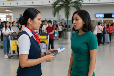 “Umuwi ka. Magkunwari kang may sakit. Huwag kang sumakay sa eroplano na iyon ngayon.”