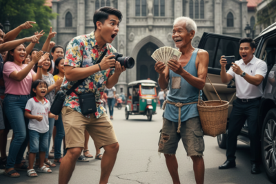 BINIGYAN NG VLOGGER NG BARYA ANG PULUBI PARA SA “CONTENT,” PERO PINAHIYA SIYA NANG ILABAS NITO ANG BUNDLE-BUNDLE NA PERA AT SABIHING: “IYO NA ‘YAN, MUKHANG MAS KAILANGAN MO” “WHAT’S UP, MGA KA-LODI! WELCOME BACK SA AKING CHANNEL!”