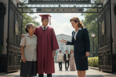 HINDI PINAPASOK SA GRADUATION ANG MAGULANG NA NAKA-TSINELAS LANG, PERO SILA PALA ANG NAG-DONATE NG BAGONG BUILDING NG PAARALAN