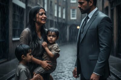 Bilyonaryong Nagkubli sa Tabing-Daan Dahil sa Bagyo, Nagulat Nang Makita ang Dating Nobya—May Dalawang Anak na Kamukhang-Kamukha Niya/hi