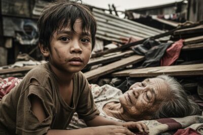 Tila madilim magpakailanman ang buhay ni Minh, hanggang isang maulan na araw, nakilala niya si Ginang Hoa./hi