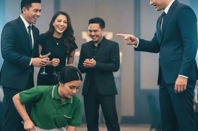 NAGSUOT NG UNIPORME NG JANITRESS ANG MISIS SA PROMOTION PARTY NG MISTER NIYA — IPINAKILALA SIYA NITO BILANG “TAGALINIS” LANG, PERO NATIGILAN ANG LAHAT NANG YUMUKO ANG BIG BOSS AT TINAWAG SIYANG “MADAM CHAIRMAN”/th