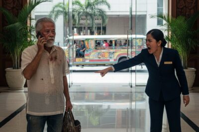 ANG MAGSASAKANG NAKASUOT NG LUMA AT PUDPOD NA TSINELAS AY PINALAYAS SA ISANG 5-STAR HOTEL NG RECEPTIONIST — MAKALIPAS ANG 5 MINUTO, TUMAHIMIK ANG BUONG LOBBY NANG TUMAWAG SIYA SA TELEPONO/th