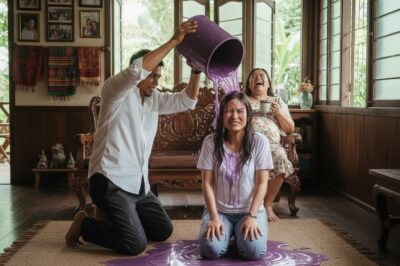 “Binuhusan ng asawang lalaki ng shrimp paste ang ulo ng kanyang asawa para lang mapasaya ang kanyang buntis na kabit, ngunit lingid sa kanyang kaalaman na pagkalipas lamang ng 10 minuto, gaganti ang buong pamilya ng asawa, na lubos na ikinagulat ng kabit.”/th